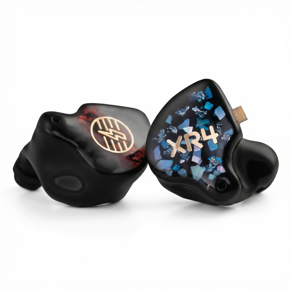 Bygget med fire balanserte armatur-drivere og dobbel low-drivere for dyp, kontrollert bass og høy detaljgjengivelse.